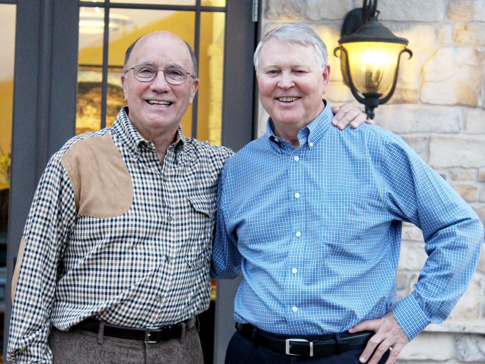 Dr. Duren and Dr. Carroll Sherman, the founding orthodontists of the practice.